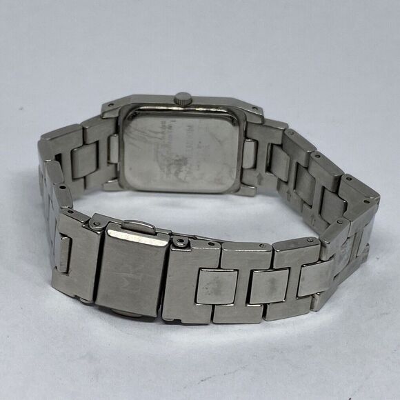 Mount Royal Men's Silver Stainless Steel Analog Black Dial Quartz Watch JK132 - Picture 10 of 12